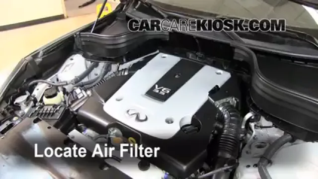 2008 Infiniti EX35 Journey 3.5L V6 Filtro de aire (motor) Cambio